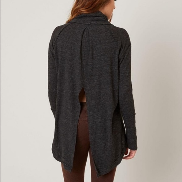 Free People Tops - WE THE FREE | Gray Split Back Thermal | Medium